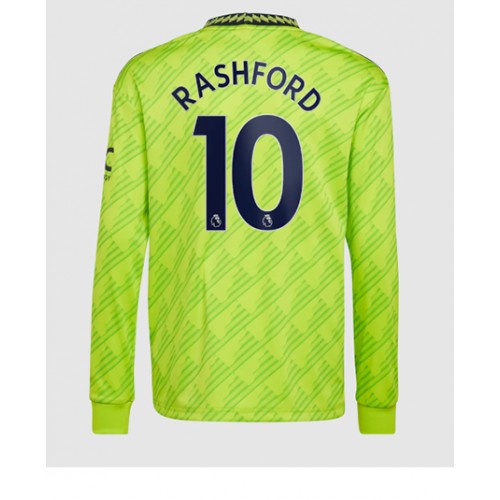 Dres Manchester United Marcus Rashford #10 Rezervni 2022-23 Dugi Rukav